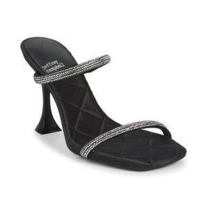 JEFFREY CAMPBELL Prishtina Embellished Two Band Mules us size 7.5